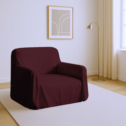 Imagem de Capa Poltrona Do Papai Sofá 1 Lugar Avulsa Lisa Coladinha Várias Cores