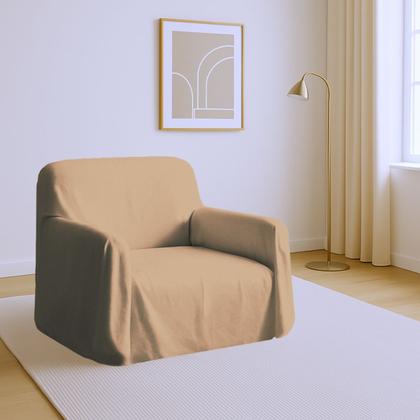 Imagem de Capa Poltrona Do Papai Sofá 1 Lugar Avulsa Lisa Coladinha Várias Cores