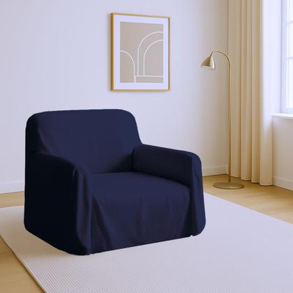 Imagem de Capa Poltrona Do Papai Sofá 1 Lugar Avulsa Lisa Coladinha Várias Cores