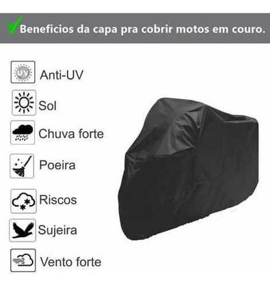 Imagem de Capa Pra Moto Impermeável Proteção Contra Sol Chuva Raios Uv
