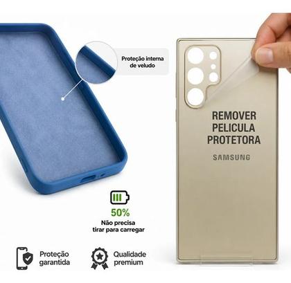 Imagem de Capa Premium Agglass Para Samsung A57 com proteção completa, recortes precisos e design moderno