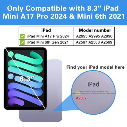 Imagem de Capa ProCase Smart para iPad Mini 7/6 Gen 8,3 polegadas - verde