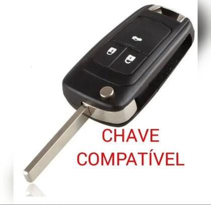 Imagem de Capa proteção chave canivete Chevrolet cruze camaro spin cobalt prisma tracker sonic S10 Trailblazer