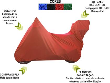 Imagem de Capa Proteger Moto Bmw F650 Gs Com Top Case Bagageiro