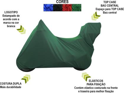 Imagem de Capa Proteger Moto Kawasaki Versys 650 Com Bauleto Top Case