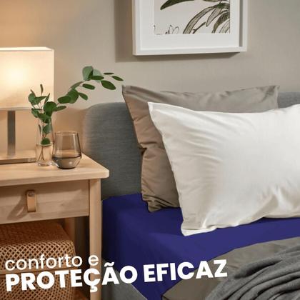 Imagem de Capa Protetor Colchão Queen Malha Gel Zíper 40cm Resistente