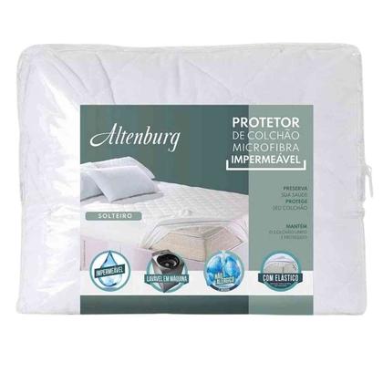 Imagem de Capa Protetor Colchão Solteiro Altenburg Impermeável Microfibra