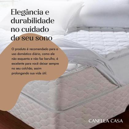 Imagem de Capa Protetor de Colchão Box Solteiro Impermeável Elástico