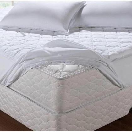 Imagem de Capa Protetor de Colchão Matelado com Elástico Impermeável ~ Solteiro,Casal,Queen, King ~