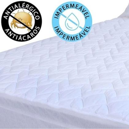 Imagem de Capa Protetor De Colchão Viuva Impermeável 100% Algodão BF Colchões