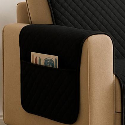 Imagem de Capa Protetor De Sofá Retrátil Reclinavel Para 3 Lugares Com Porta Objetos Lateral Conforto