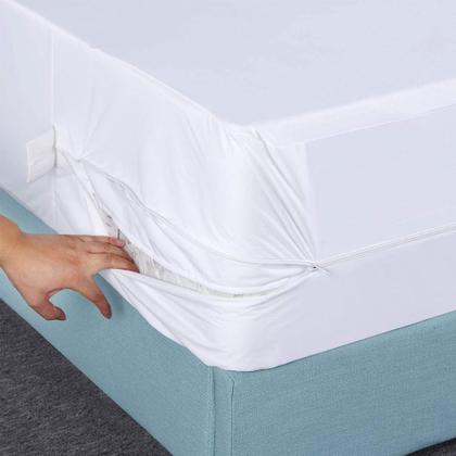 Imagem de Capa Protetor Impermeável Queen Colchão Fama Ziper 40Cm Alt