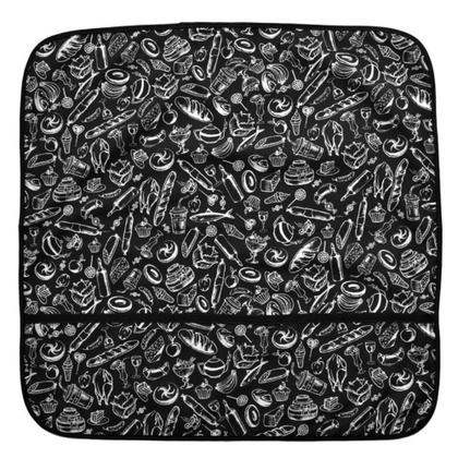 Imagem de Capa Protetor Pano Tampa Fogão Estampado 4 Bocas