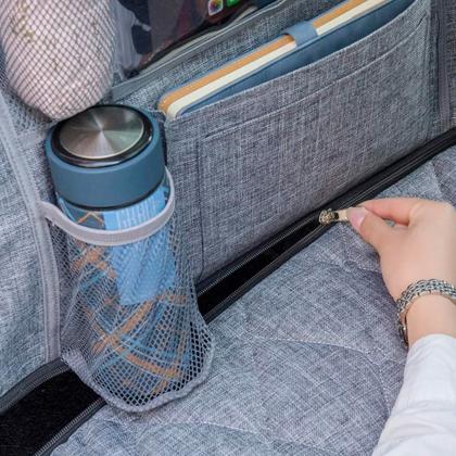 Imagem de Capa Protetora Banco Carro Pet Cao Gato Cachorro Tecido Premium - Cinza