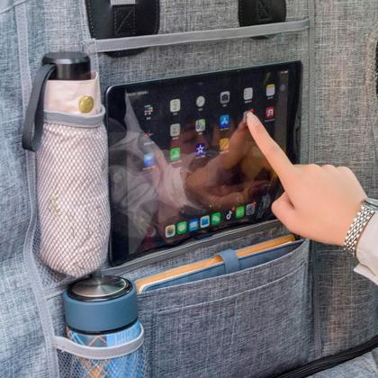 Imagem de Capa Protetora Banco Carro Pet Cao Gato Cachorro Tecido Premium - Cinza