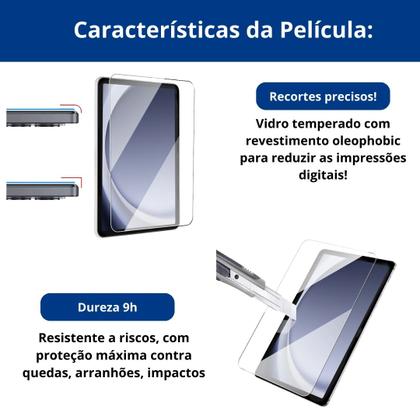Imagem de Capa protetora + caneta para Tab A9 Plus 11 + pelicula vidro