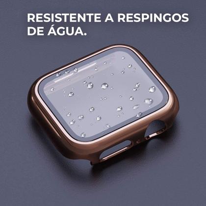 Imagem de Capa Protetora Case Bumper Silicone com Película Compatível AppleWatch Iwo 38/40/42/44mm
