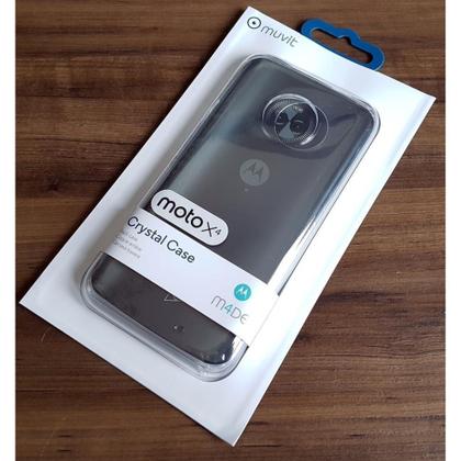 Imagem de Capa Protetora Cristal Original Muvit Para Motorola Moto X4
