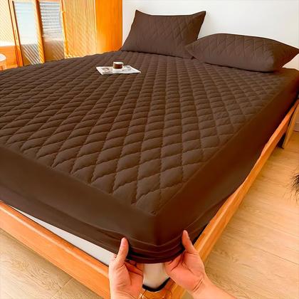 Imagem de Capa Protetora de Colchão Queen Impermeável Com Elástico Serene Confort