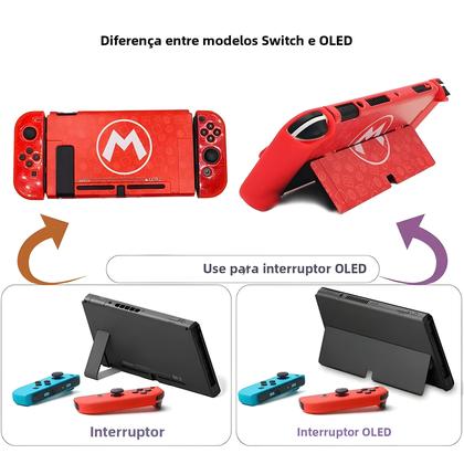 Imagem de Capa Protetora Dura Para NS Switch OLED Estilo M L Acessórios De Jogo