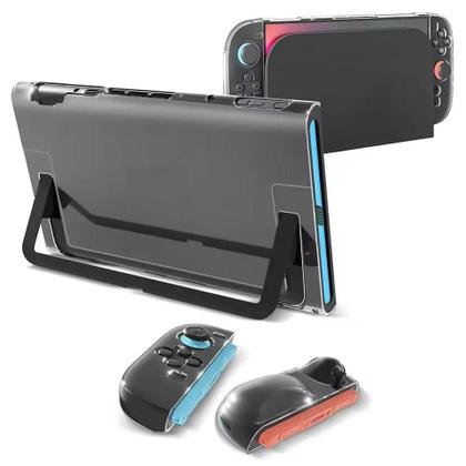 Imagem de Capa Protetora Dura Transparente Em PC Para Console De Jogo Nintendo Switch 2 Joy-Con Protetor