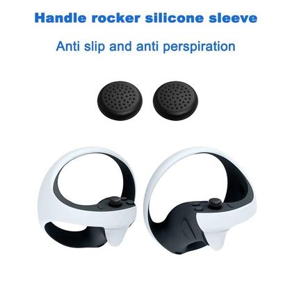 Imagem de Capa Protetora em TPU com Alça + 2 Caps Para PlayStation VR2 PSVR2 Preta