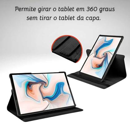Imagem de Capa Protetora Giratória 360 para Tablet Xiaomi Redmi Pad 7 Pro 11,2' + Caneta Touch
