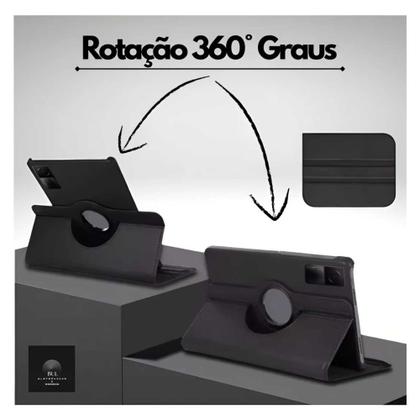 Imagem de Capa Protetora Giratória 360 para Tablet Xiaomi Redmi Pad 7 Pro 11,2' + Caneta Touch