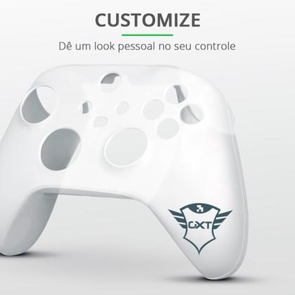 Imagem de Capa Protetora GXTrust 749 para Controle Xbox Series X/S, Silicone Antiderrapante, Transparente - 24175