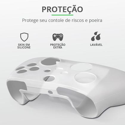 Imagem de Capa Protetora GXTrust 749 para Controle Xbox Series X/S, Silicone Antiderrapante, Transparente - 24175