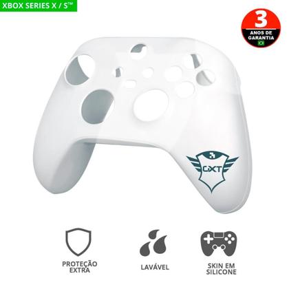 Imagem de Capa Protetora GXTrust 749 para Controle Xbox Series X/S, Silicone Antiderrapante, Transparente - 24175