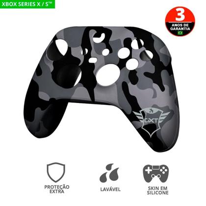 Imagem de Capa Protetora GXTrust 749K para Controle Xbox Series X/S, Silicone Antiderrapante, Preto - 24176