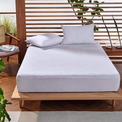Imagem de Capa Protetora Impermeável Malha Colchão KING Atura Até 40 cm Cama Box Antialérgica Anti- Ácaro