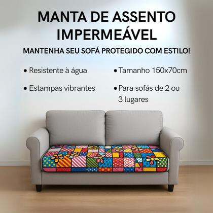 Imagem de Capa Protetora Impermeável para Assento Sofás de 2 e 3 Lugares Vila Flor