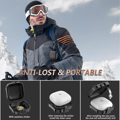 Imagem de Capa protetora Mooyavia Beats Fit Pro preta com acessórios