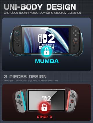 Imagem de Capa protetora Mumba Dockable para Nintendo Switch 2 Titan