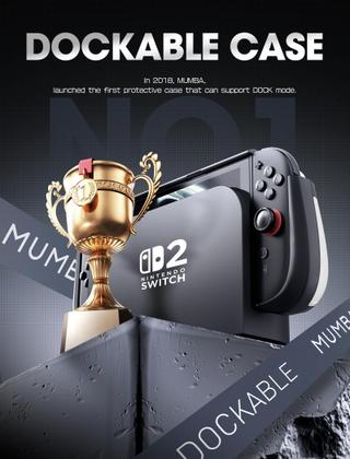 Imagem de Capa protetora Mumba Dockable para Nintendo Switch 2 Titan