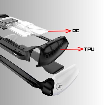 Imagem de Capa Protetora P/ Playstation Portal C/ Stand Case Tpu+Pc Proteção Suporte Console Portátil Antiderrapante Anti-queda