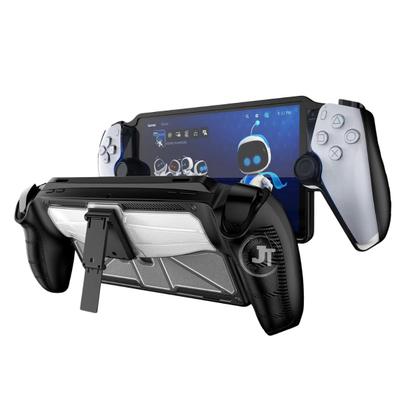Imagem de Capa Protetora P/ Playstation Portal C/ Stand Case Tpu+Pc Proteção Suporte Console Portátil Antiderrapante Anti-queda