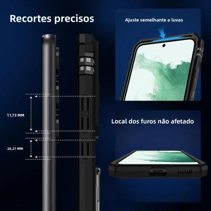 Imagem de Capa Protetora Para Câmera Deslizante Resistente Para Samsung Galaxy S23 FE S24 Ultra S23 Ultra A15