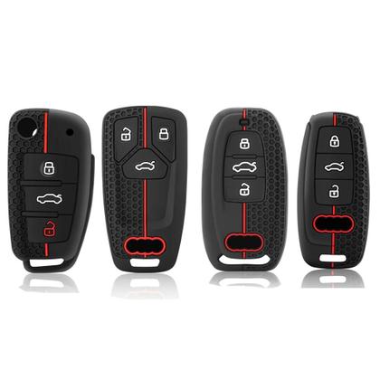 Imagem de Capa Protetora Para Chave De Carro Audi Para A1 A2 A3 A4 A5 A6 A7 A8 Q1 Q2 Q3 Q4 Q5 Q6 Q7 S3 S4 S5