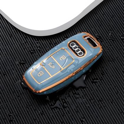 Imagem de Capa Protetora Para Chave De Carro Audi TPU Para A3 A4 A6 A7 A8 Q5 Q8 C8 D5 SQ8