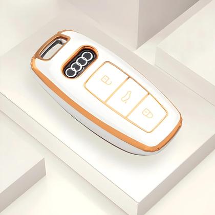 Imagem de Capa Protetora Para Chave De Carro Audi TPU Para A3 A4 A6 A7 A8 Q5 Q8 C8 D5 SQ8