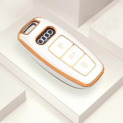 Imagem de Capa Protetora Para Chave De Carro Audi TPU Para A3 A4 A6 A7 A8 Q5 Q8 C8 D5 SQ8