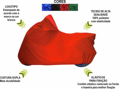 Imagem de Capa Protetora Para Cobrir Moto Yamaha Crypton 100 Com Logo