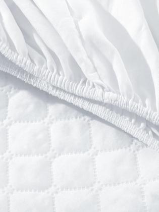 Imagem de Capa Protetora Para Colchão Cama Casal Queen Impermeável Matelado Ultrassônico Com Elastico Serve Para Cama Box