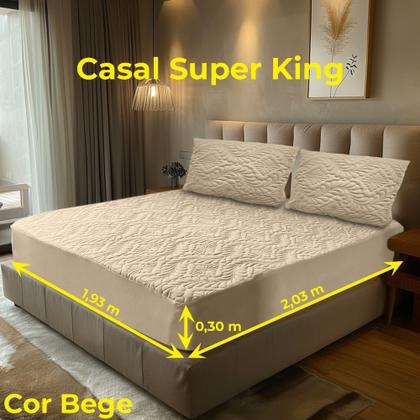 Imagem de Capa Protetora Para Colchão Matelado Avulso Super Casal King Para Cama box Ou Normal
