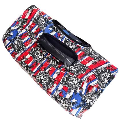 Imagem de Capa Protetora para Mala Tamanho M Lavável Estampada Elástica 96% Poliéster 4% Elastano