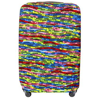 Imagem de Capa Protetora para Mala Tamanho M Lavável Estampada Elástica 96% Poliéster 4% Elastano