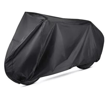 Imagem de Capa Protetora Para Moto Material Sintético Impermeável Proteção Sol Chuva Poeira Sujeira
